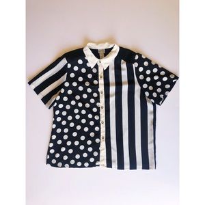 Vintage 1980s Jacqueline Ferrar Blouse